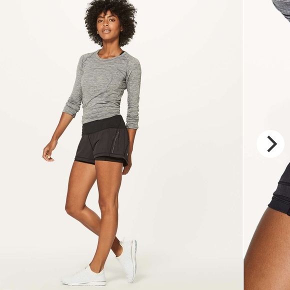 Lululemon Break Free Shorts size 2 Black - Picture 3 of 8